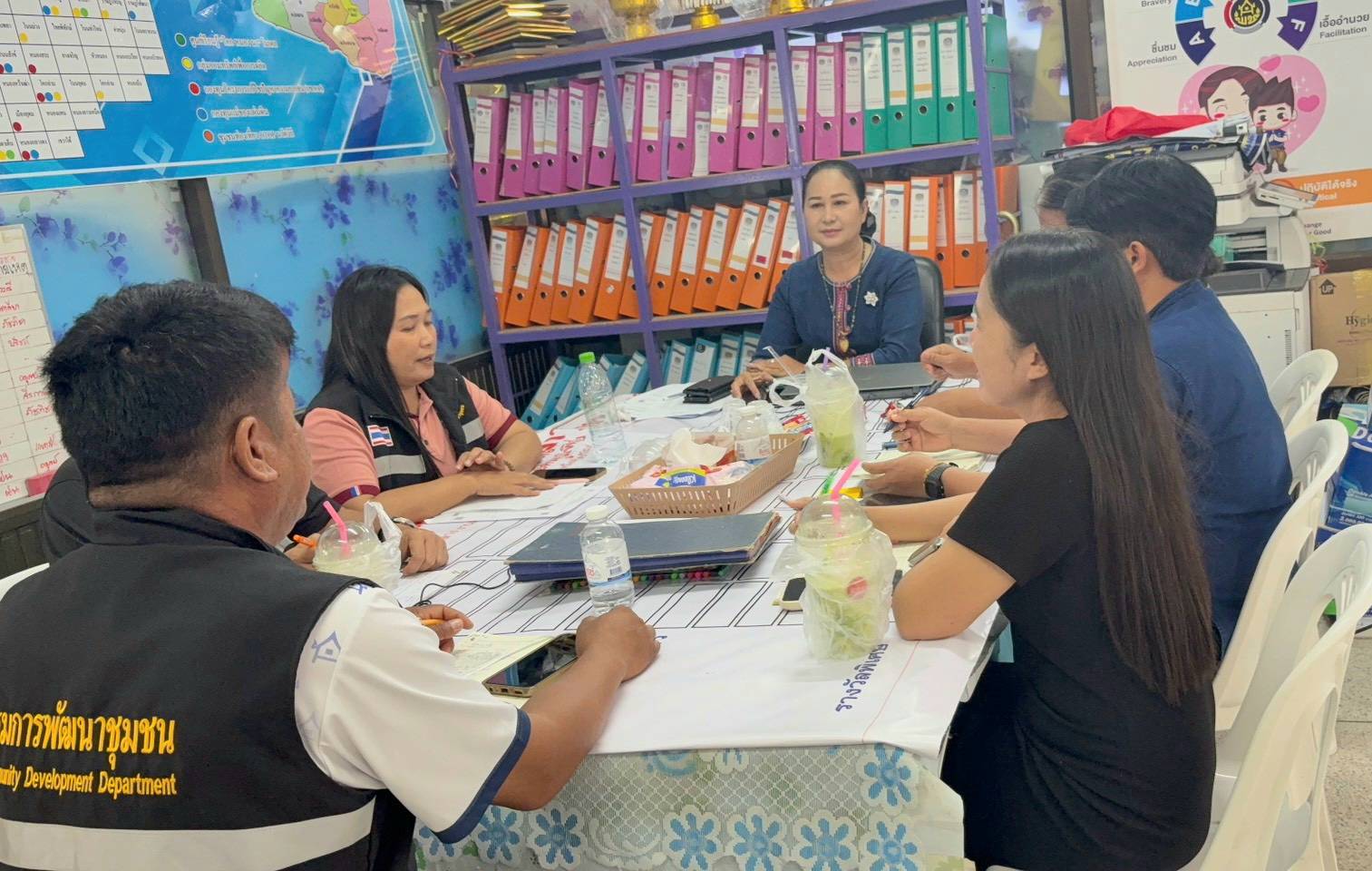 พช.พยัคฆภูมิพิสัย จังหวัดมหาสารคามประชุมสำนักงาน เพื่อวางแผนขับเคลื่อนภารกิจ